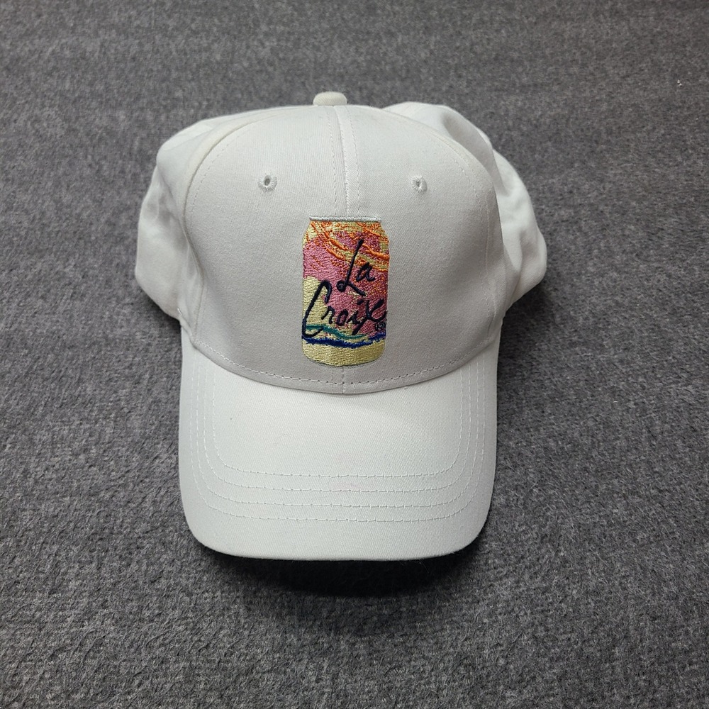 La Croix Baseball Cap Mens OS White Excellent Embroidered‎ Pamplemousse Swag Hat